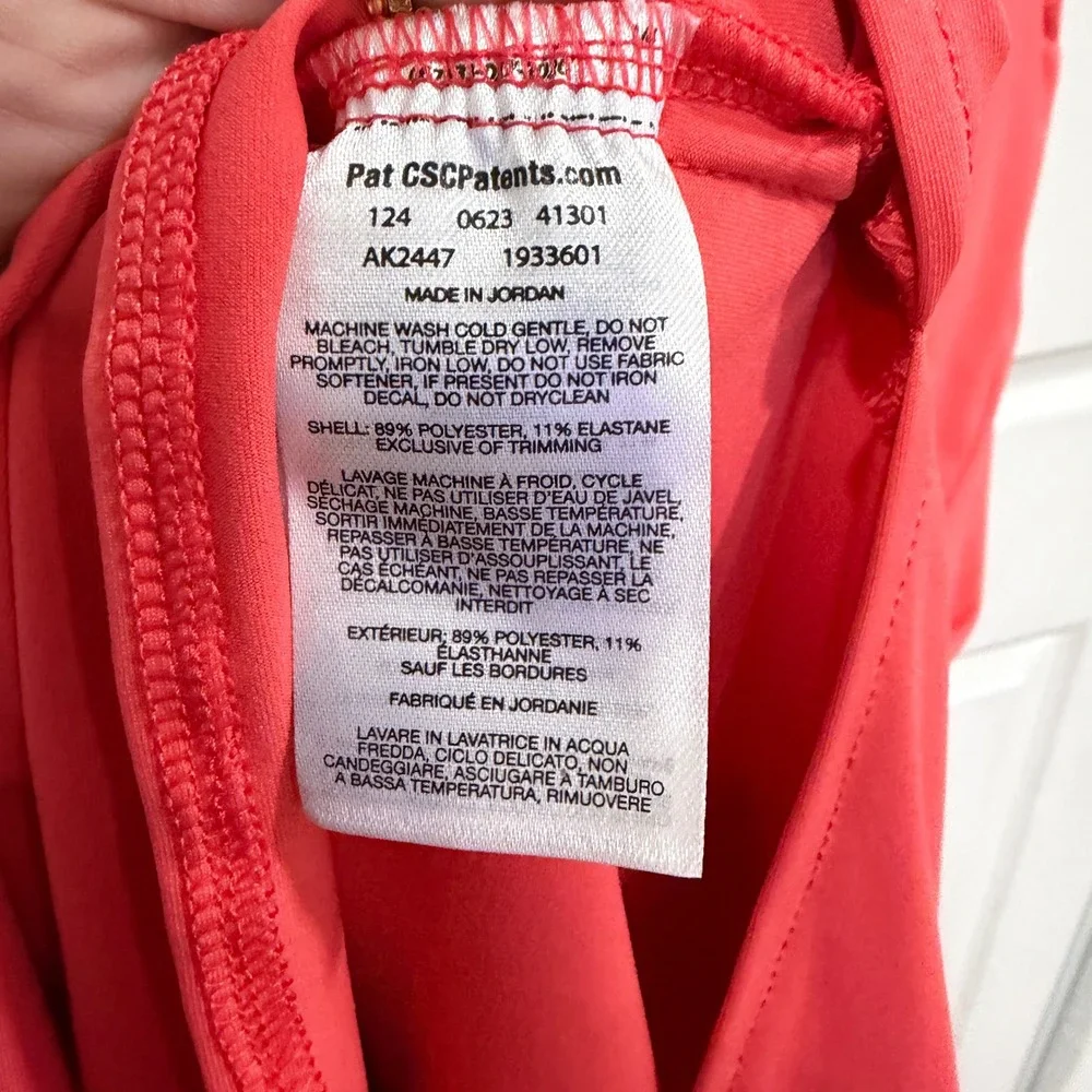 Columbia Sportswear Womens Red Sleeveless V-Neck Maxi Dress Side Slit Medium - Picture 6 of 9